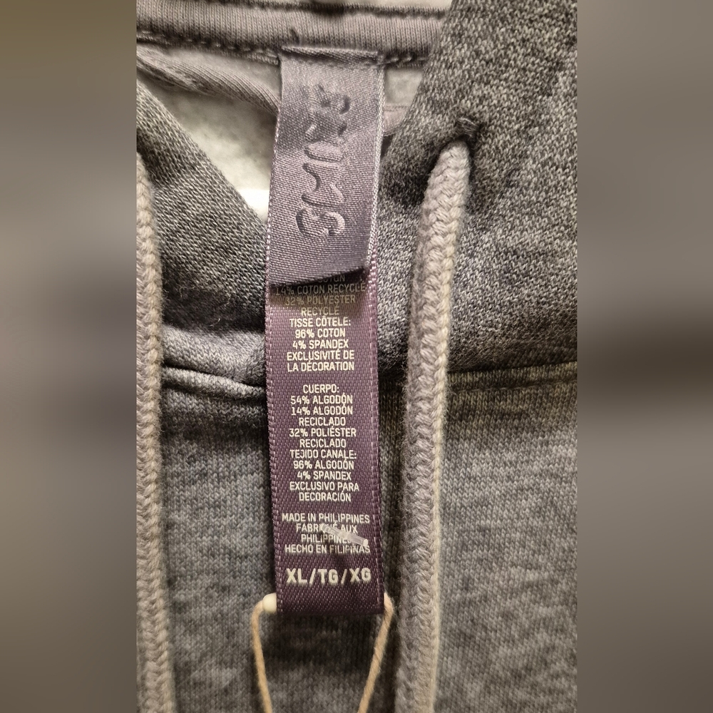 NEW Skims Men's XL Lounge Fleece Dark Heather Gray Hoodie - Picture 2 of 6
